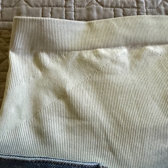 Blanqi Denim Maternity Belly Support Straight Leg Jeans Size 10 Medium Wash - Picture 8 of 16